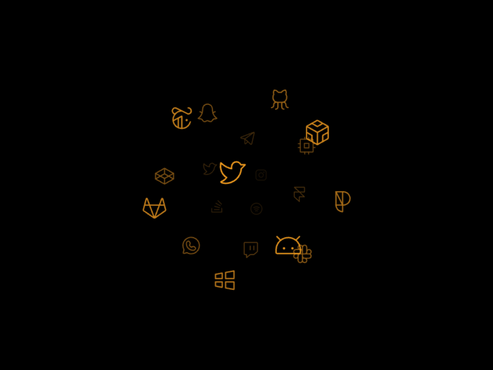 Spinning Icon Sphere: Premium Interactions Component by Troy Miller ...