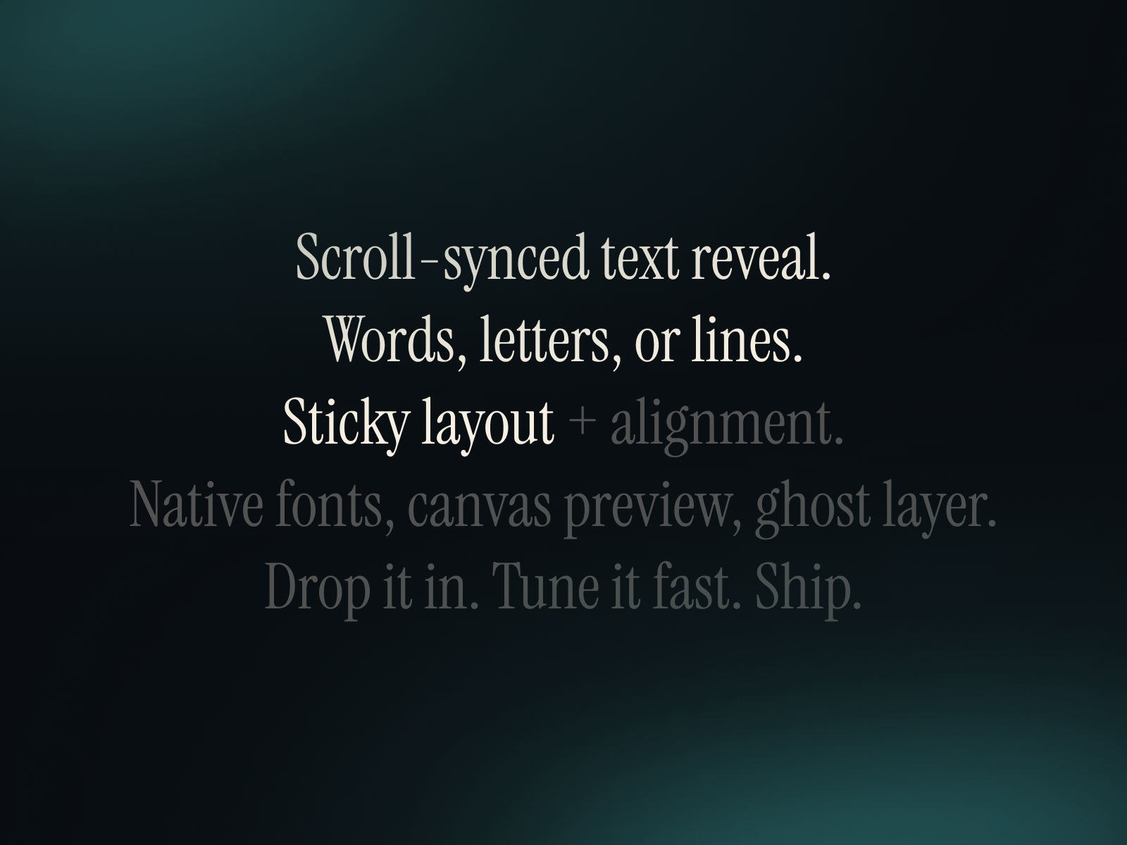Ultimate Scroll Text: Free Typography Component by Ayberk Helvacı ...