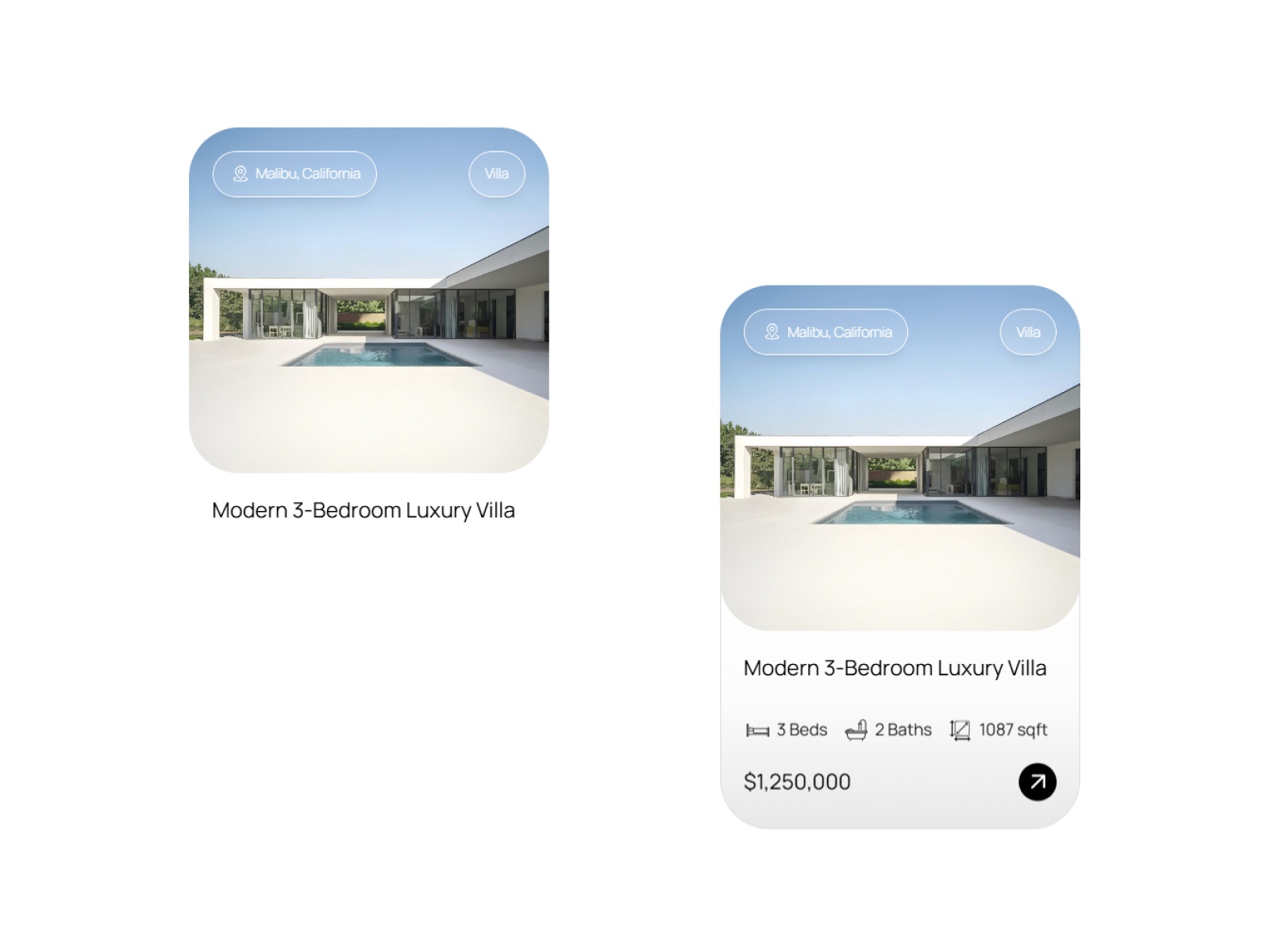 Property Card Hover : Free Interactions Component by Sameera Ghosalkar ...