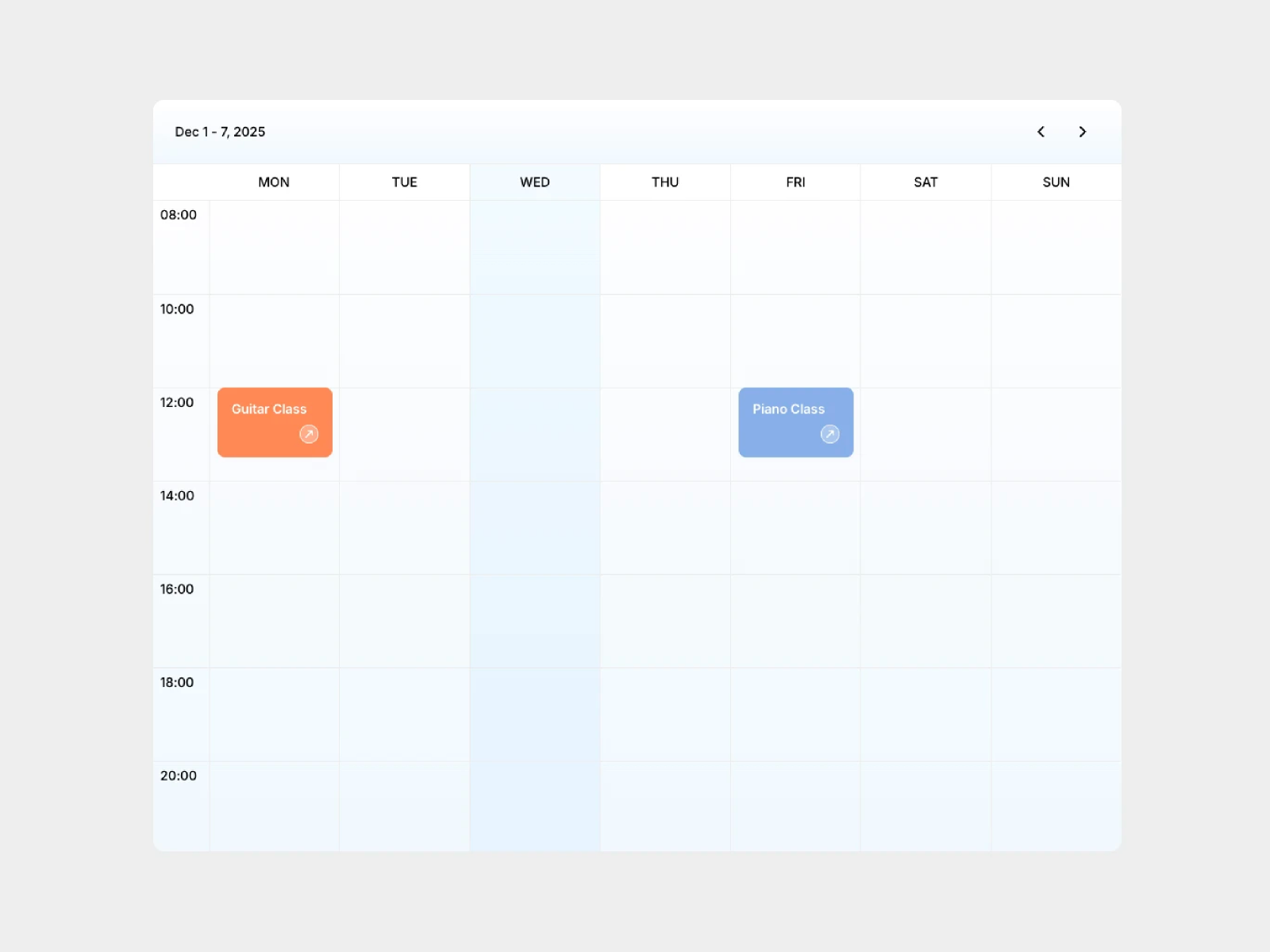 TimetableCalendar: Premium Embeds Component by Chris Lacorte — Framer ...