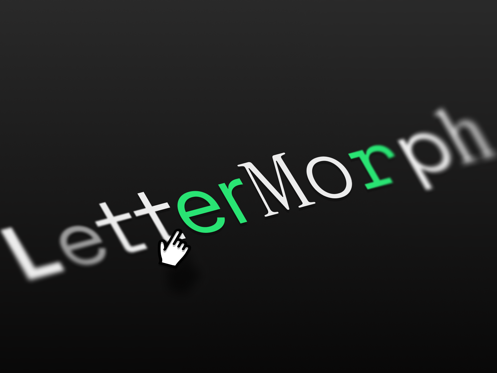 LetterMorph: Free Typography Component by 8ighty8.studio — Framer ...