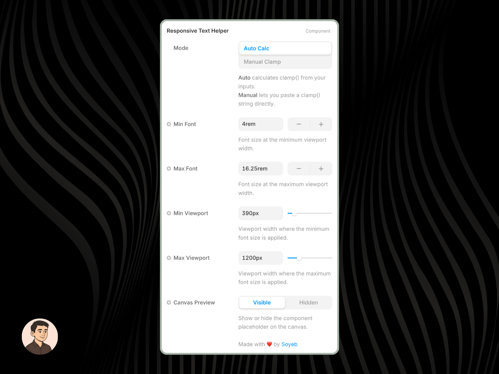 Responsive Fluid Text Controllers