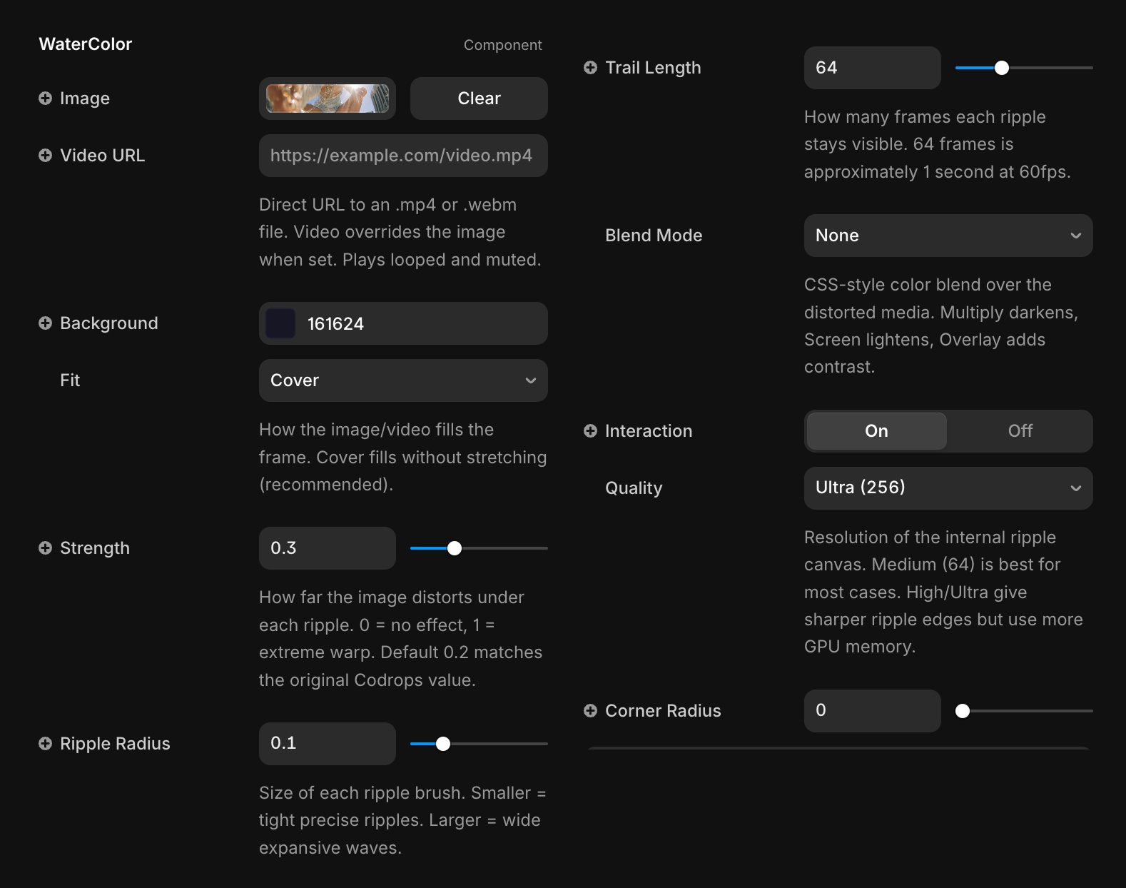 Props - Liquid Water Effect 