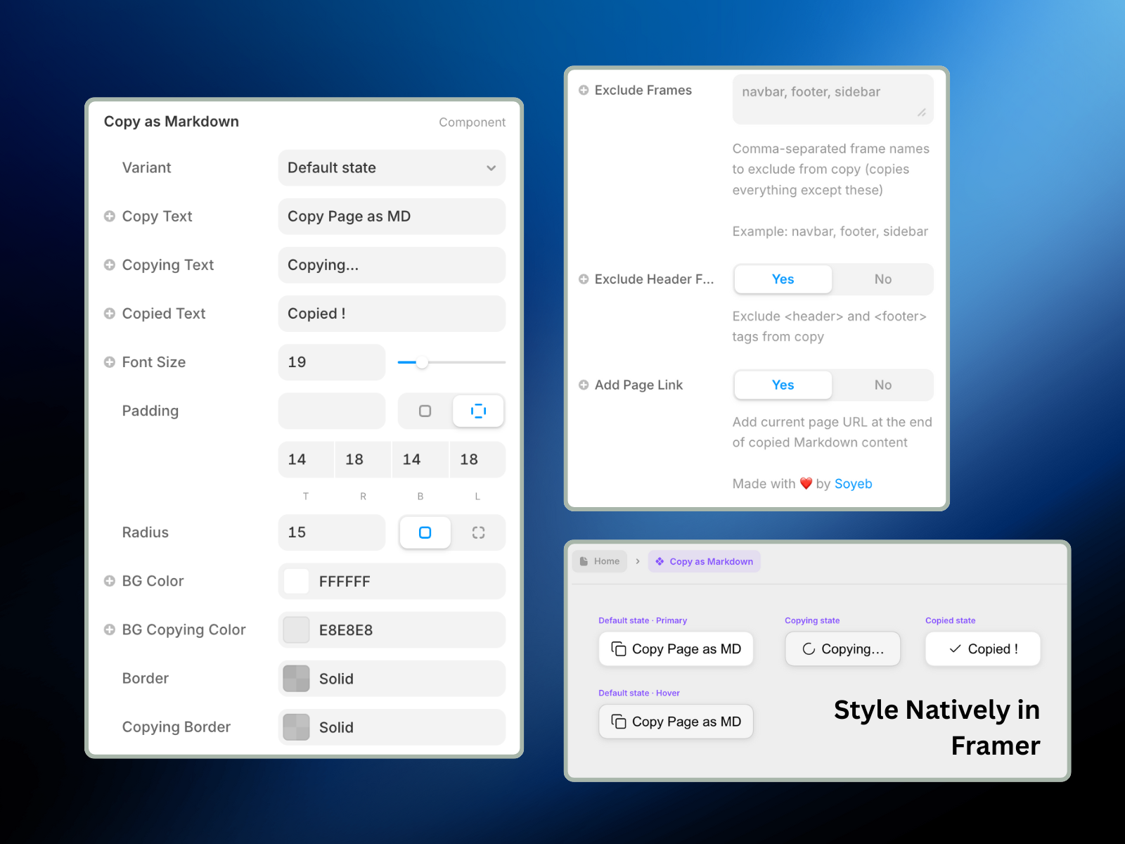 Copy Page as Markdown Controller