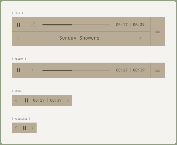 Four Different Layout Options