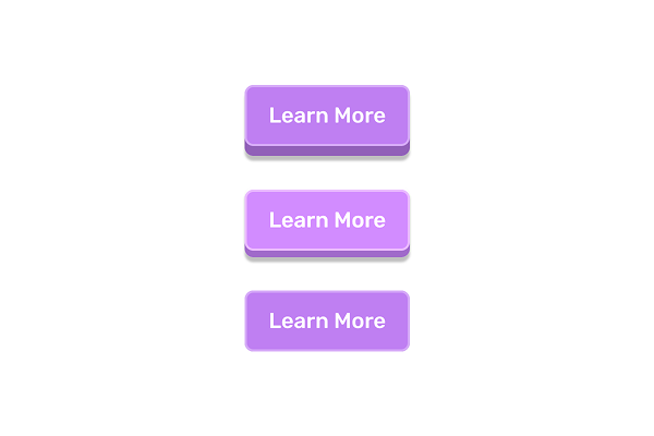 Default, hover, and pressed states