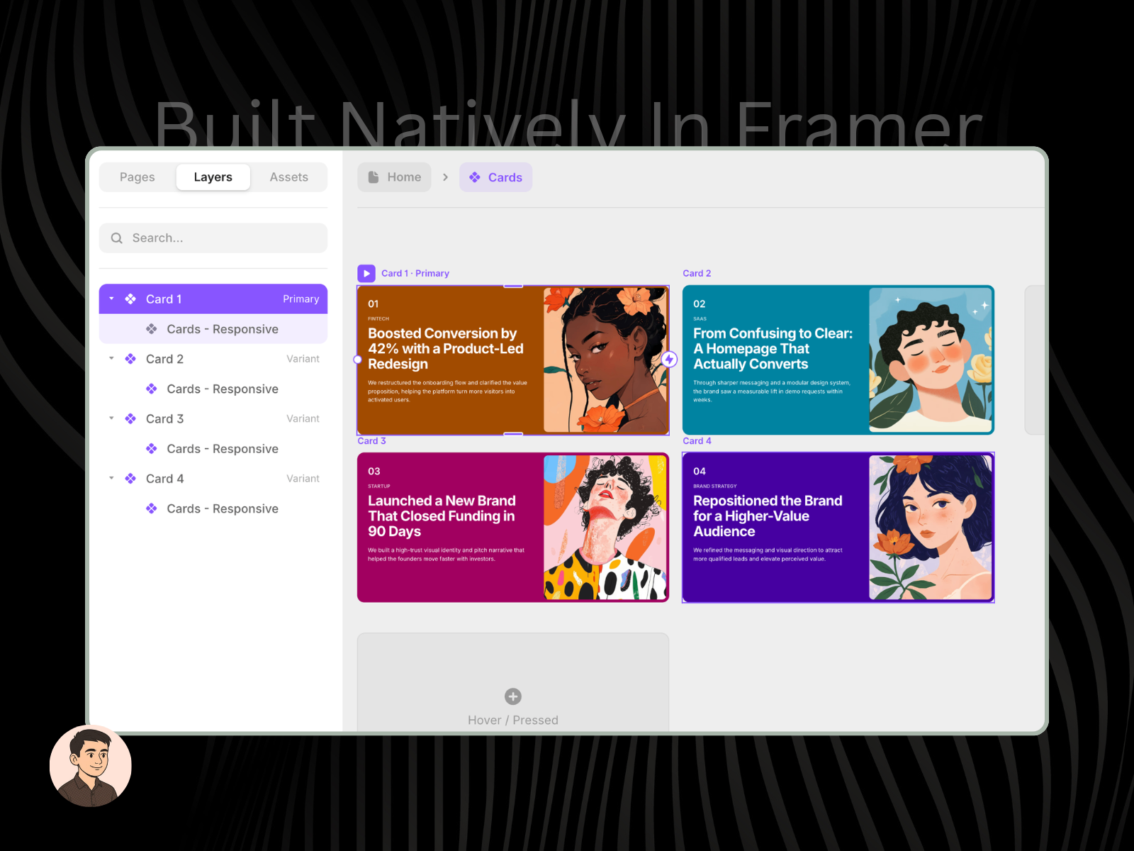 Cards Stack Scroll Reveal
