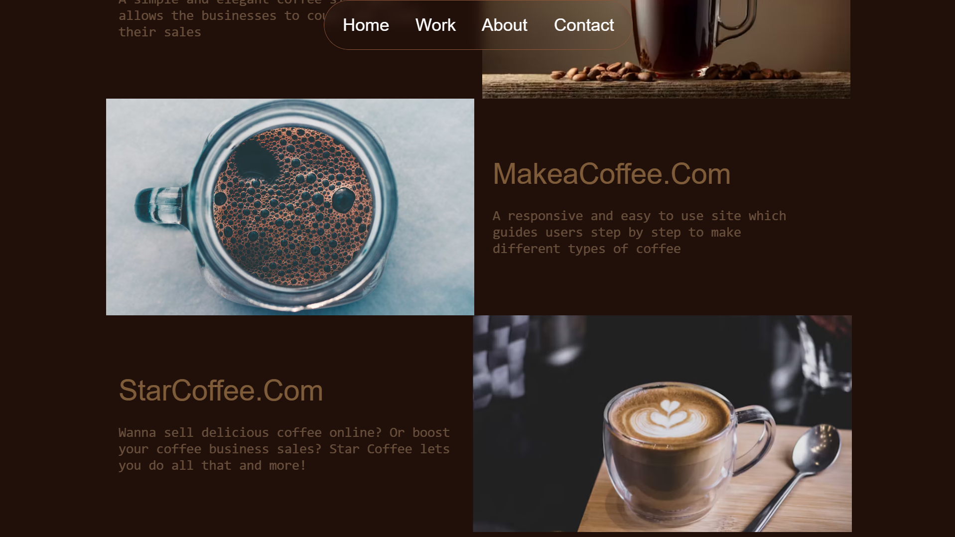 Screenshot 2 of Coffee in a Glass