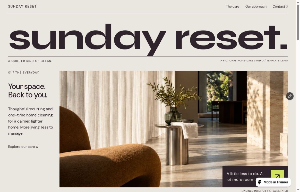 Sunday Reset by Blotling LLC