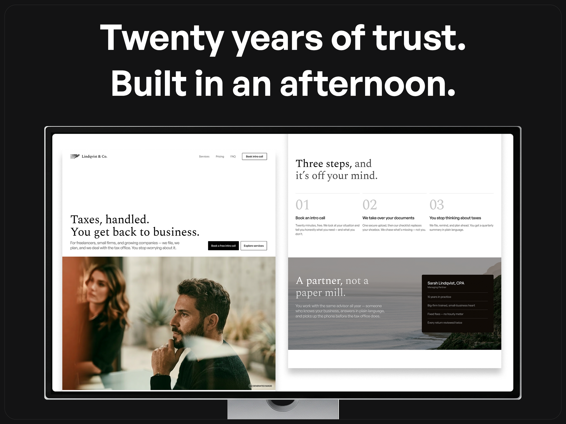 Tax Consultant design