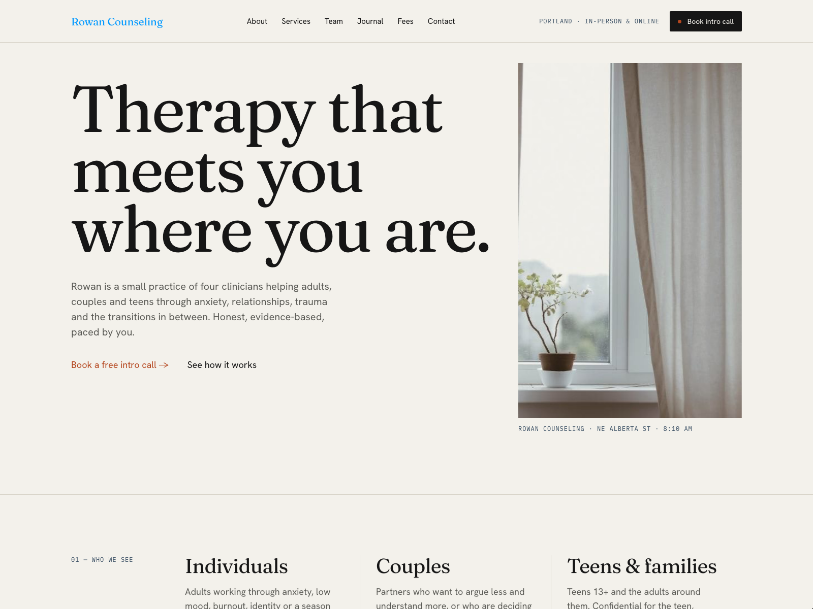Rowan Counseling by Emtiaz Zahid