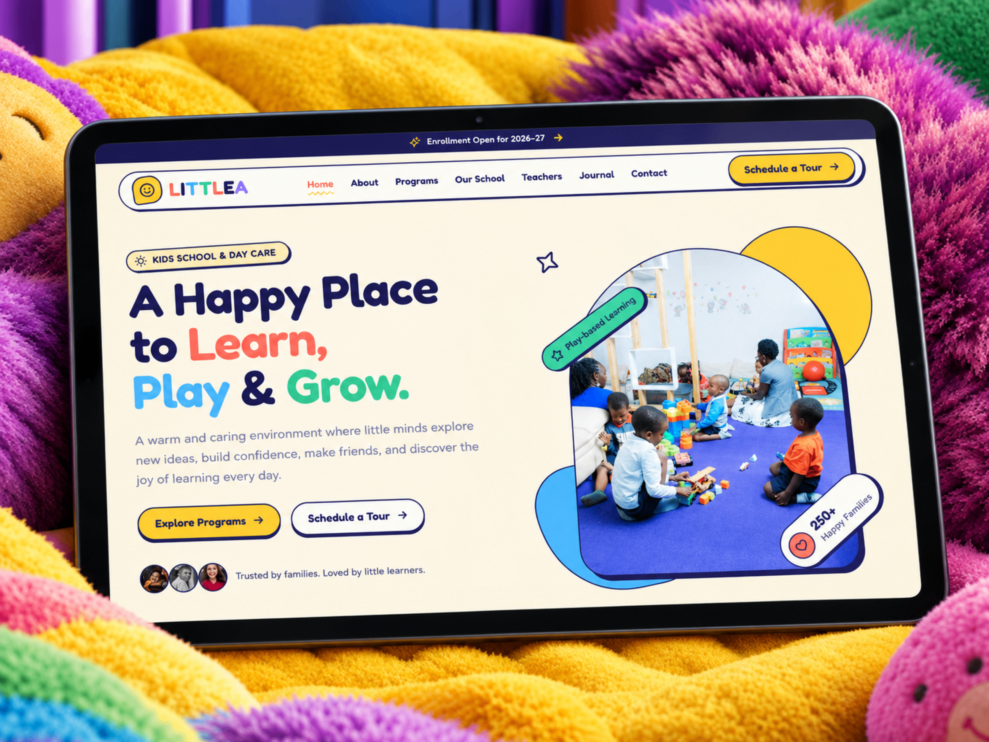 Feature Blog Example LITTLEA — Free Website Template for Framer