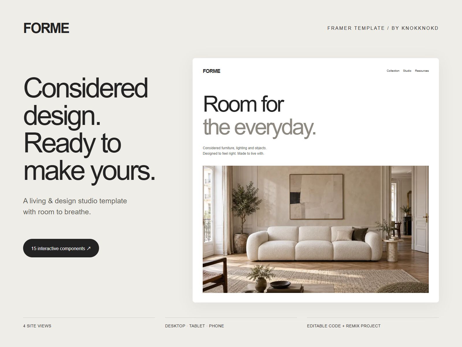 Screenshot 1 of living studio