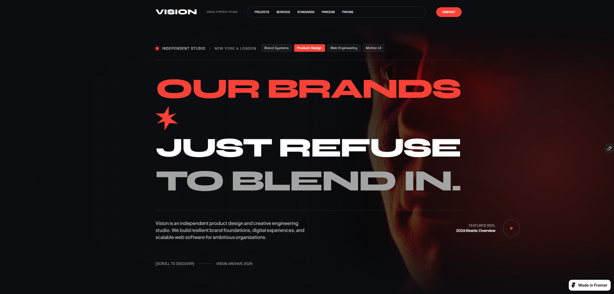 Screenshot 2 of Vision - template