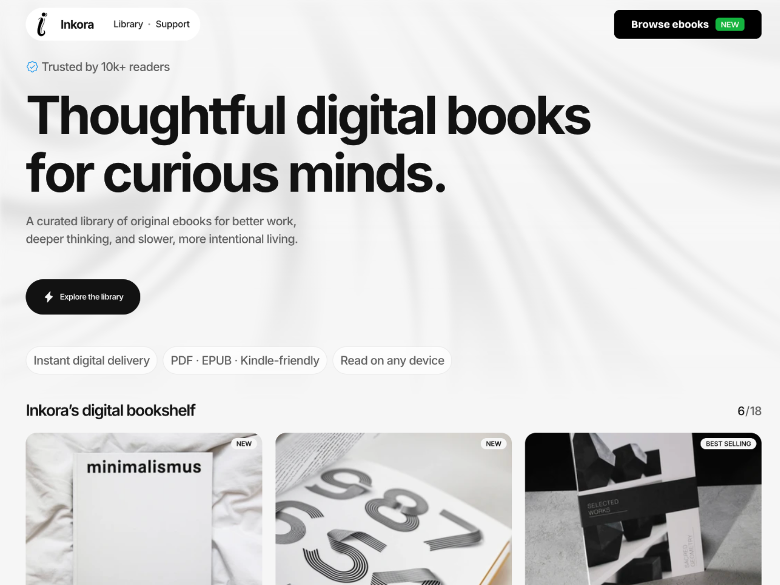 Screenshot 1 of Inkora Store