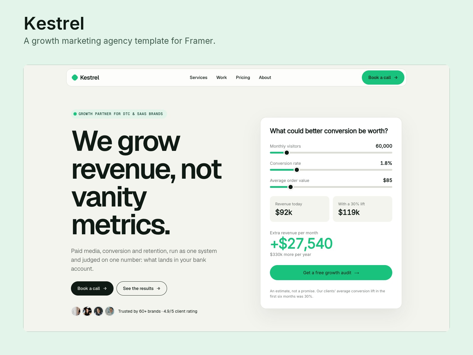 Screenshot 1 of Kestrel Growth