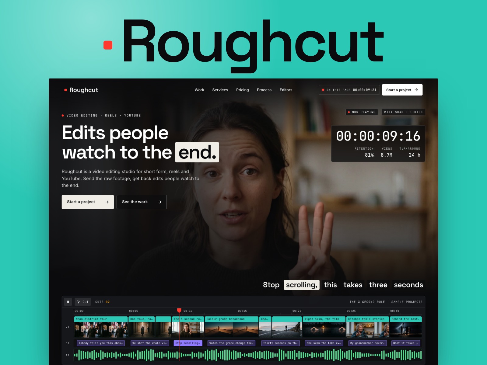 Screenshot 1 of Short Form Editor