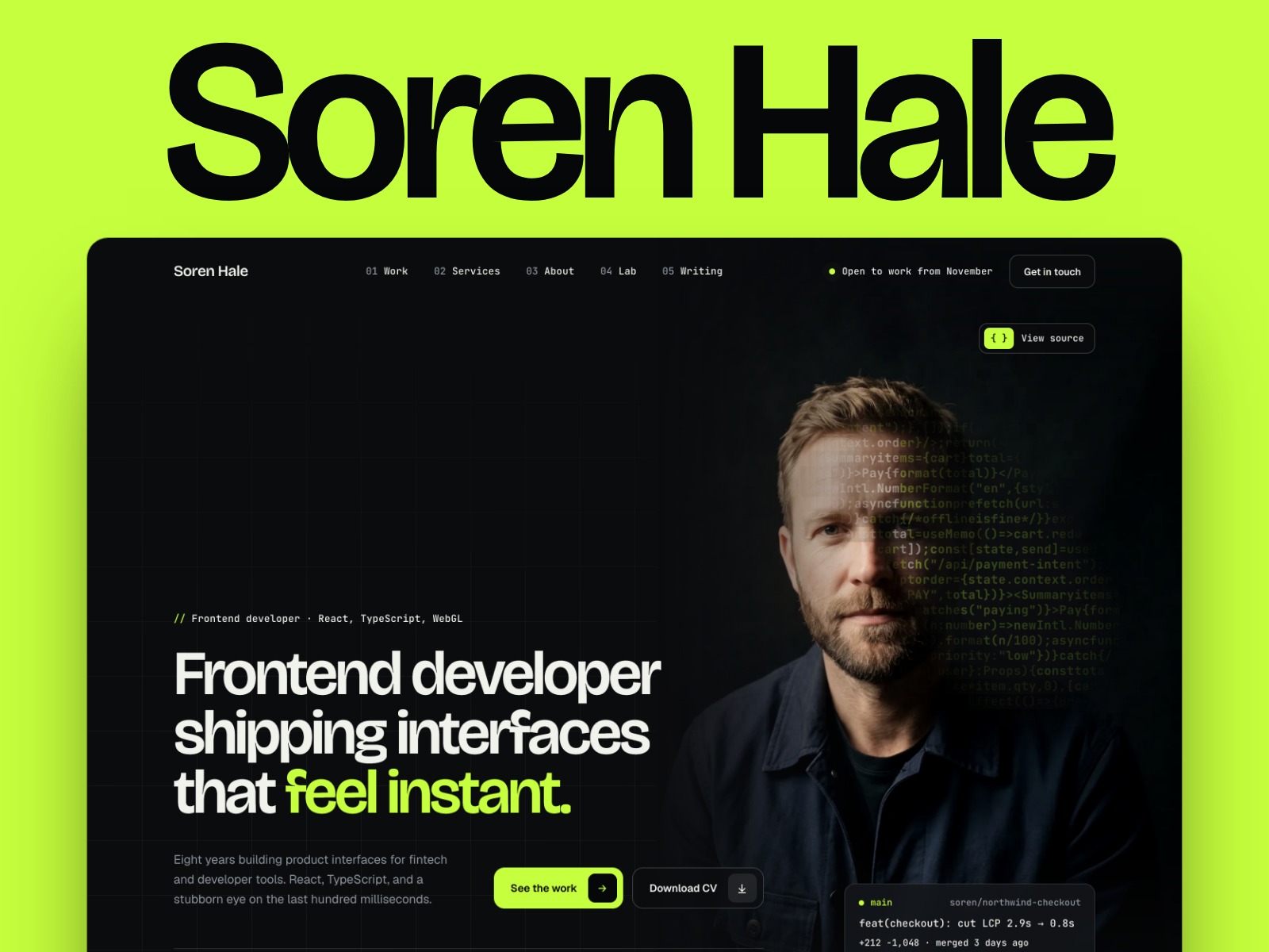 Frontend Developer by SoloFoundry
