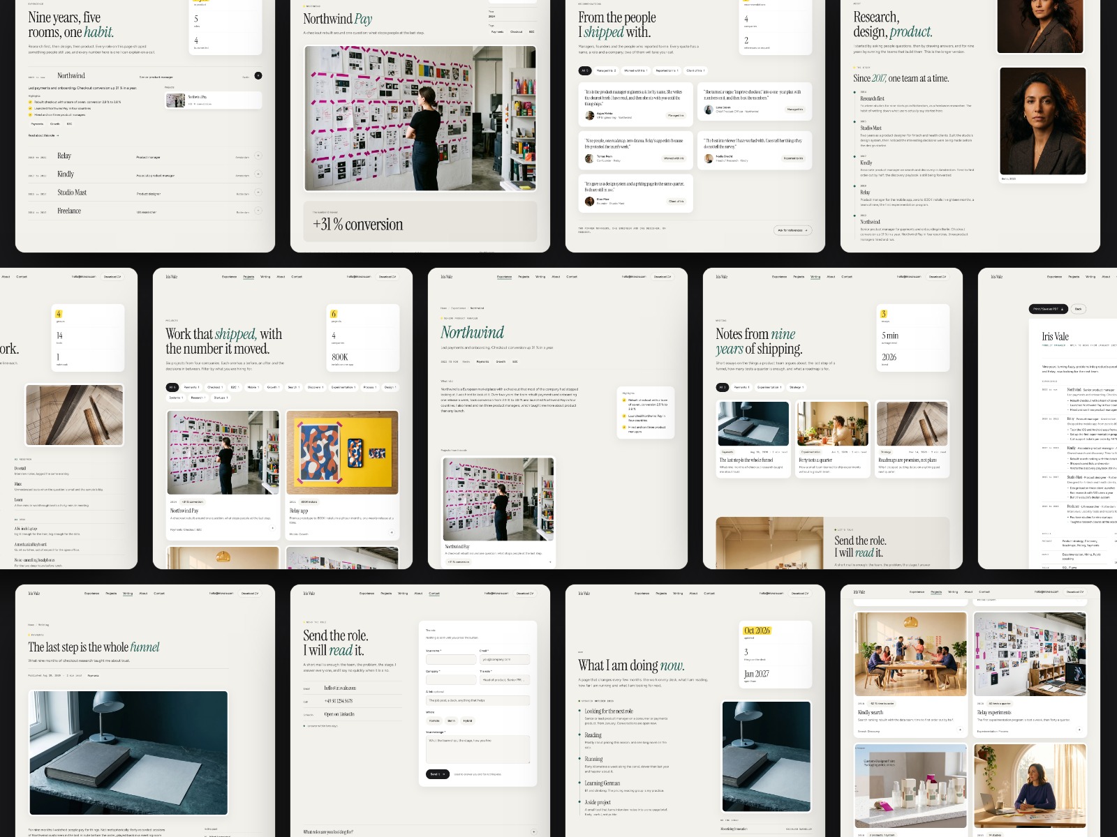 Screenshot 3 of CV Website