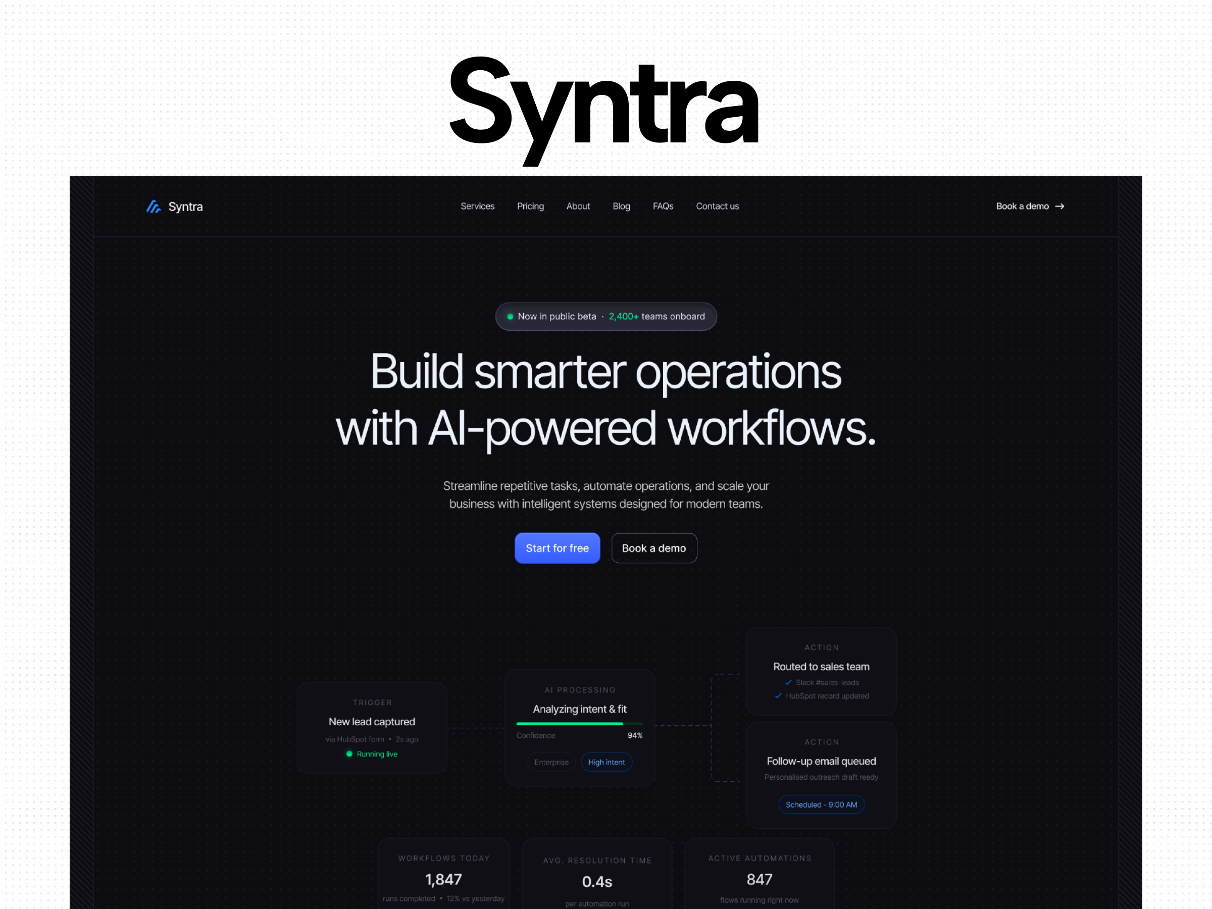 Screenshot 1 of Syntraa