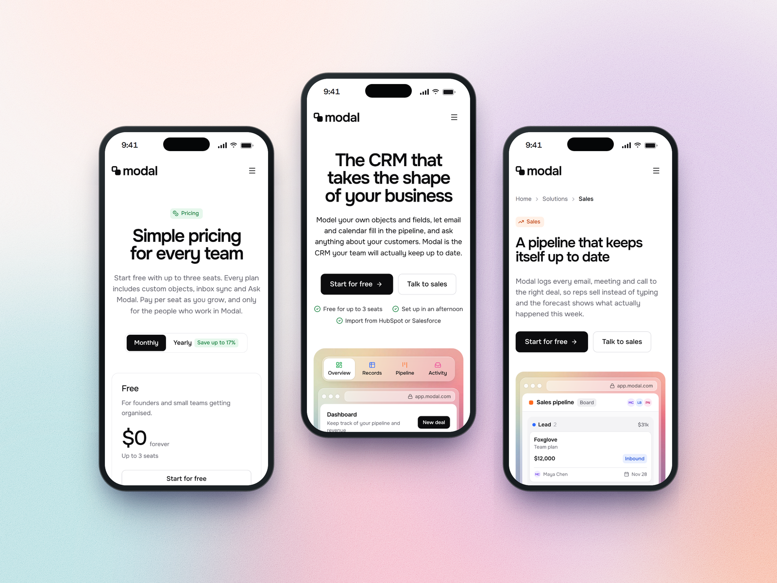 Screenshot 3 of Modal CRM