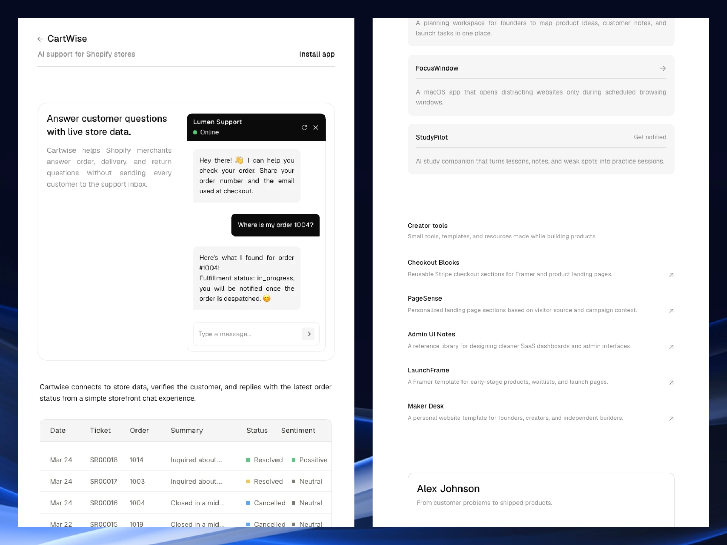 Screenshot 2 of FounderFolio