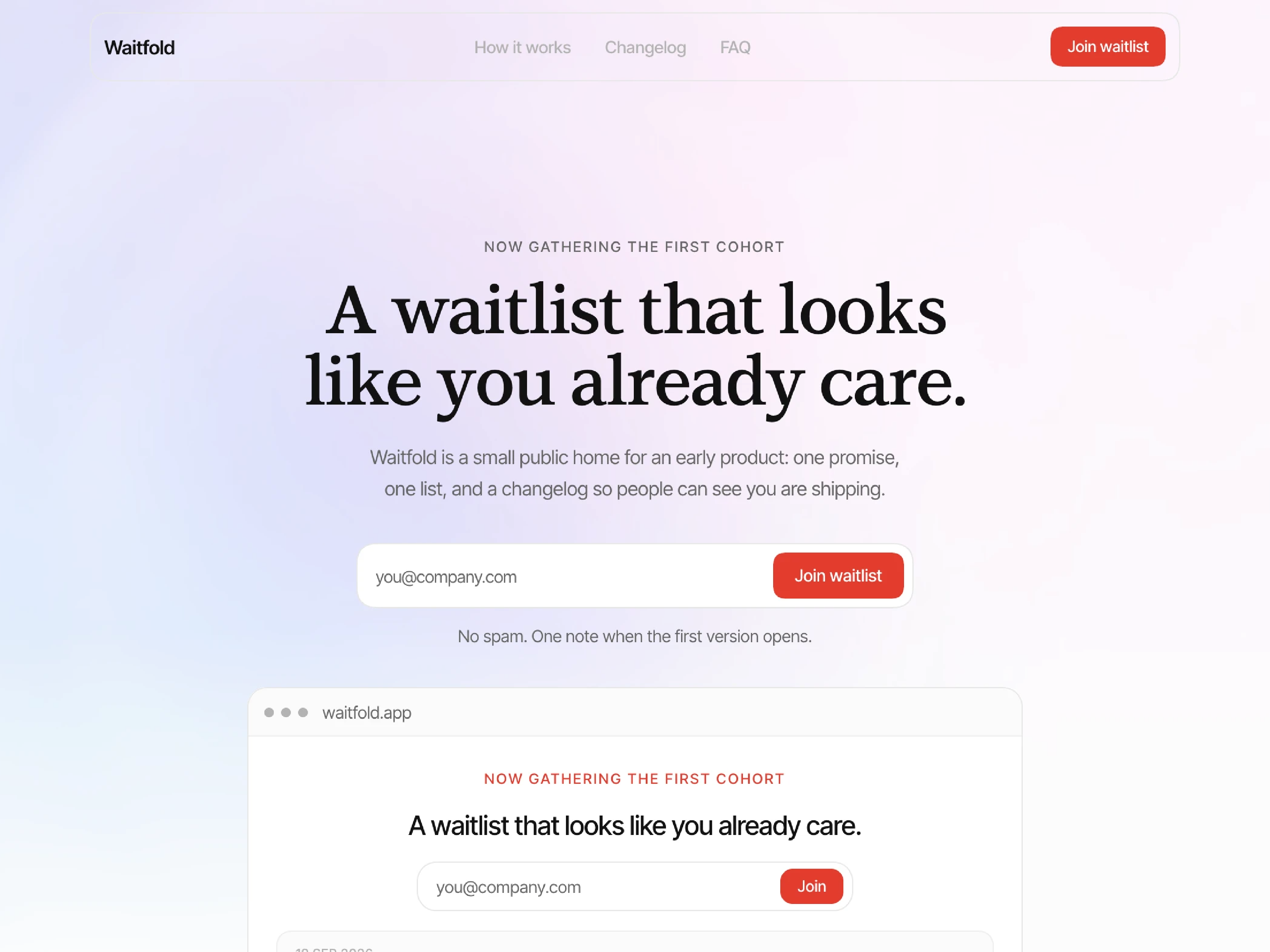 Waitfold by Manikandan G