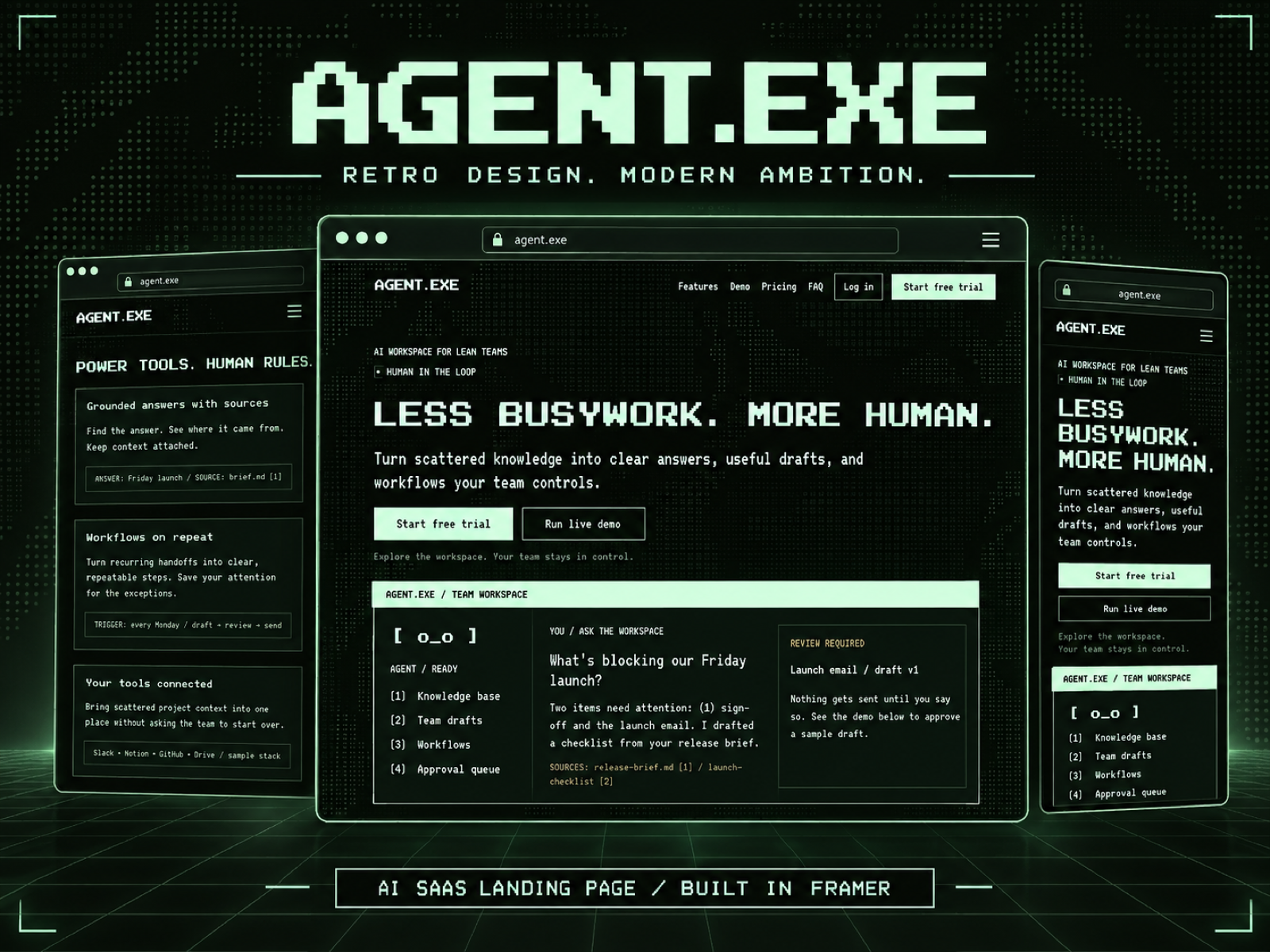 AGENT.EXE by Creativa Studio