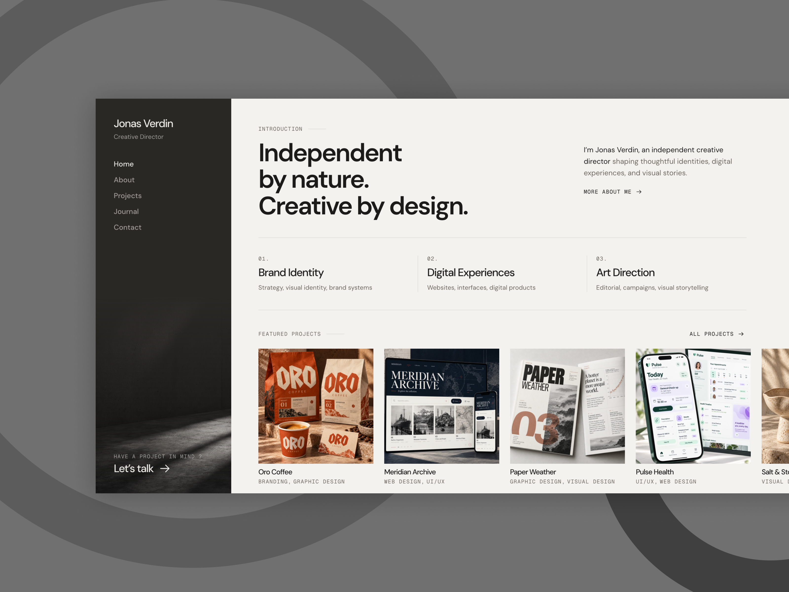 Jonas Verdin by Overfold Studio