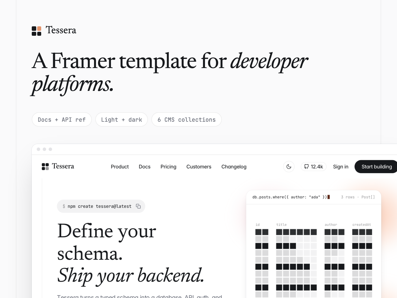 Tessera Dev by Neeraj Verma