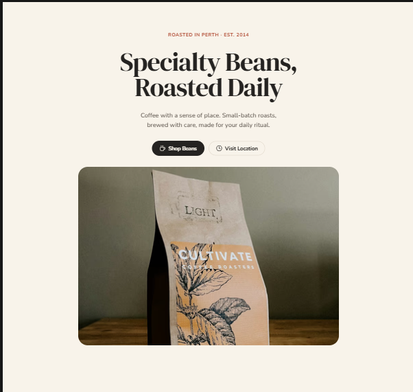 Screenshot 1 of Artisan Roast