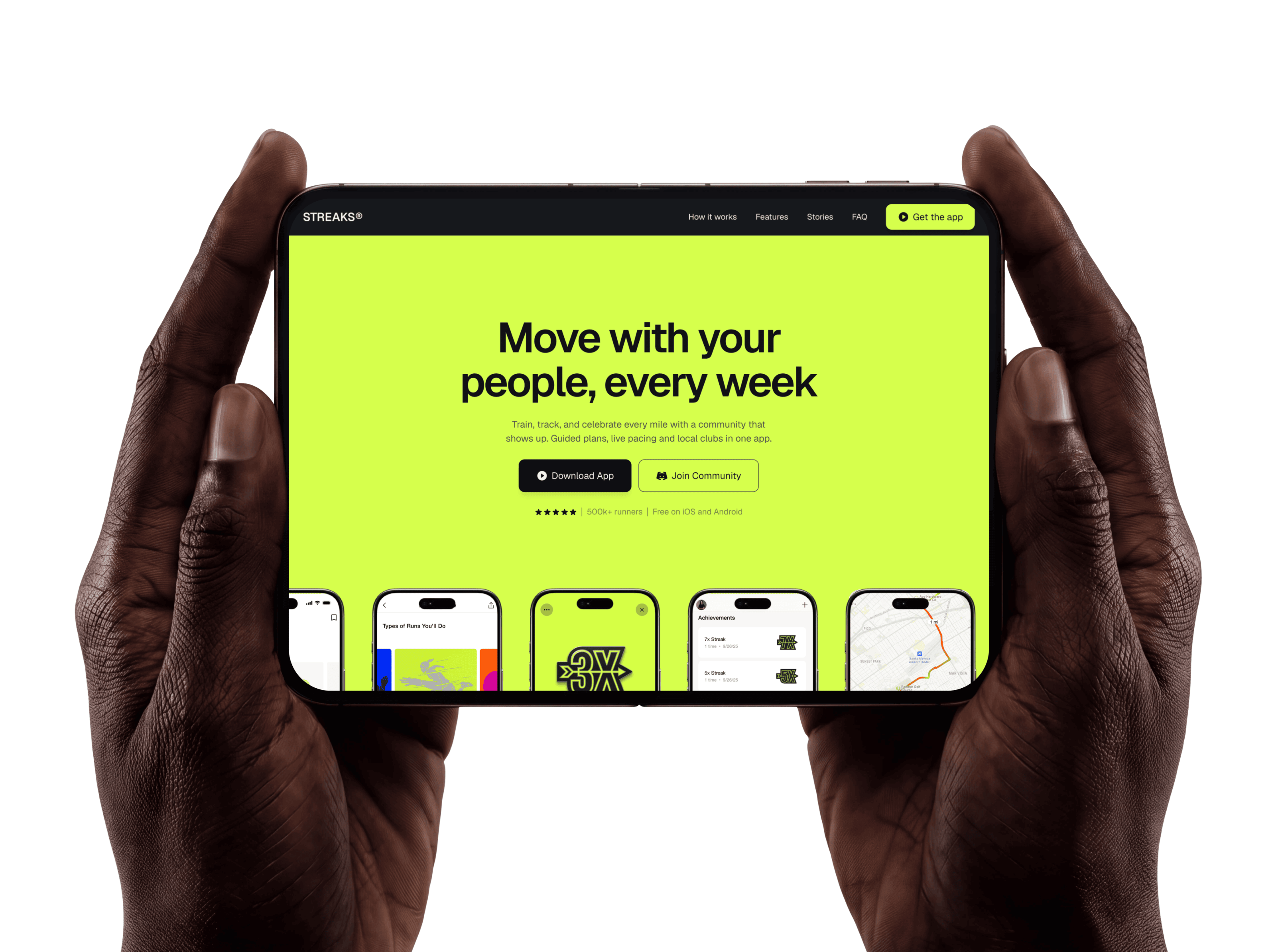 Streaks - App Launch design
