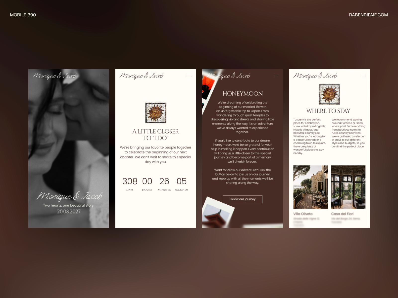 Screenshot 1 of Wedding Day Site