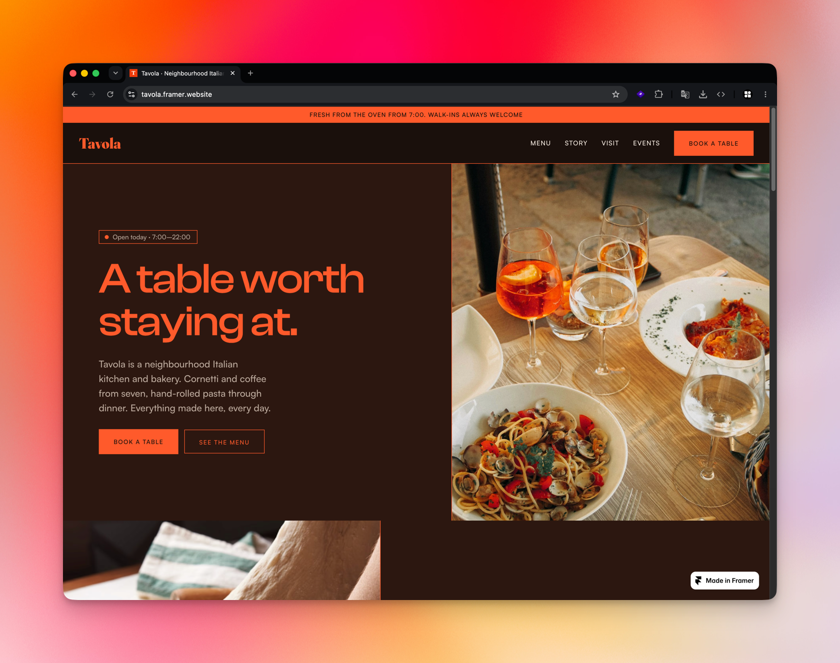 Screenshot 1 of Tavola