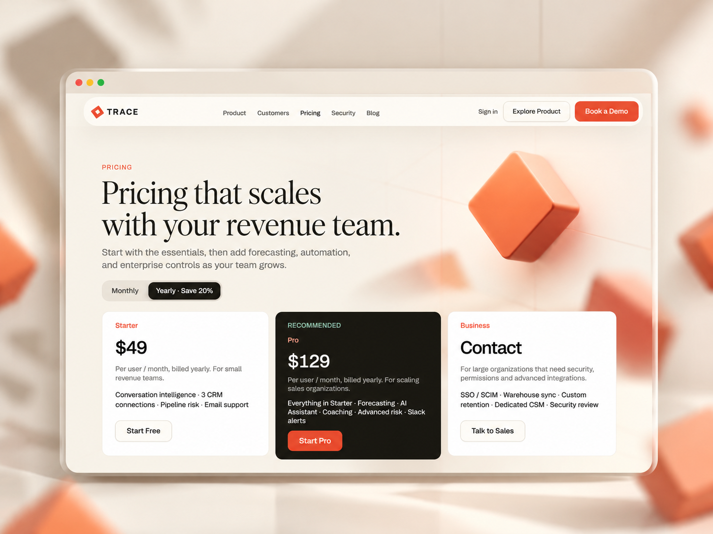 Trace Analytics — Free Website Template for Framer