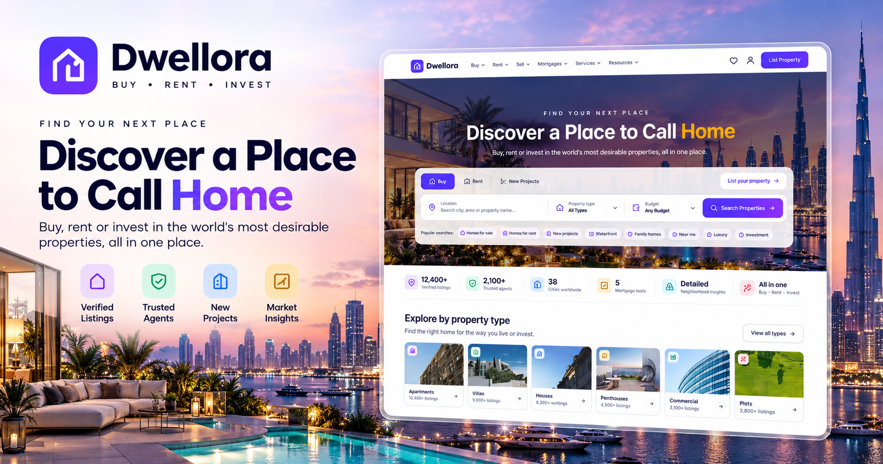 Screenshot 1 of Dwellora: RealEstate