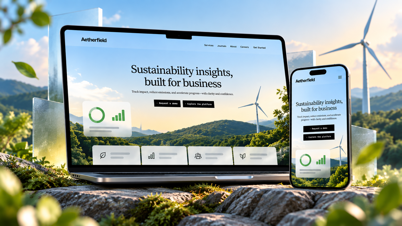 Aetherfield Template by Injamul Haque Somrat