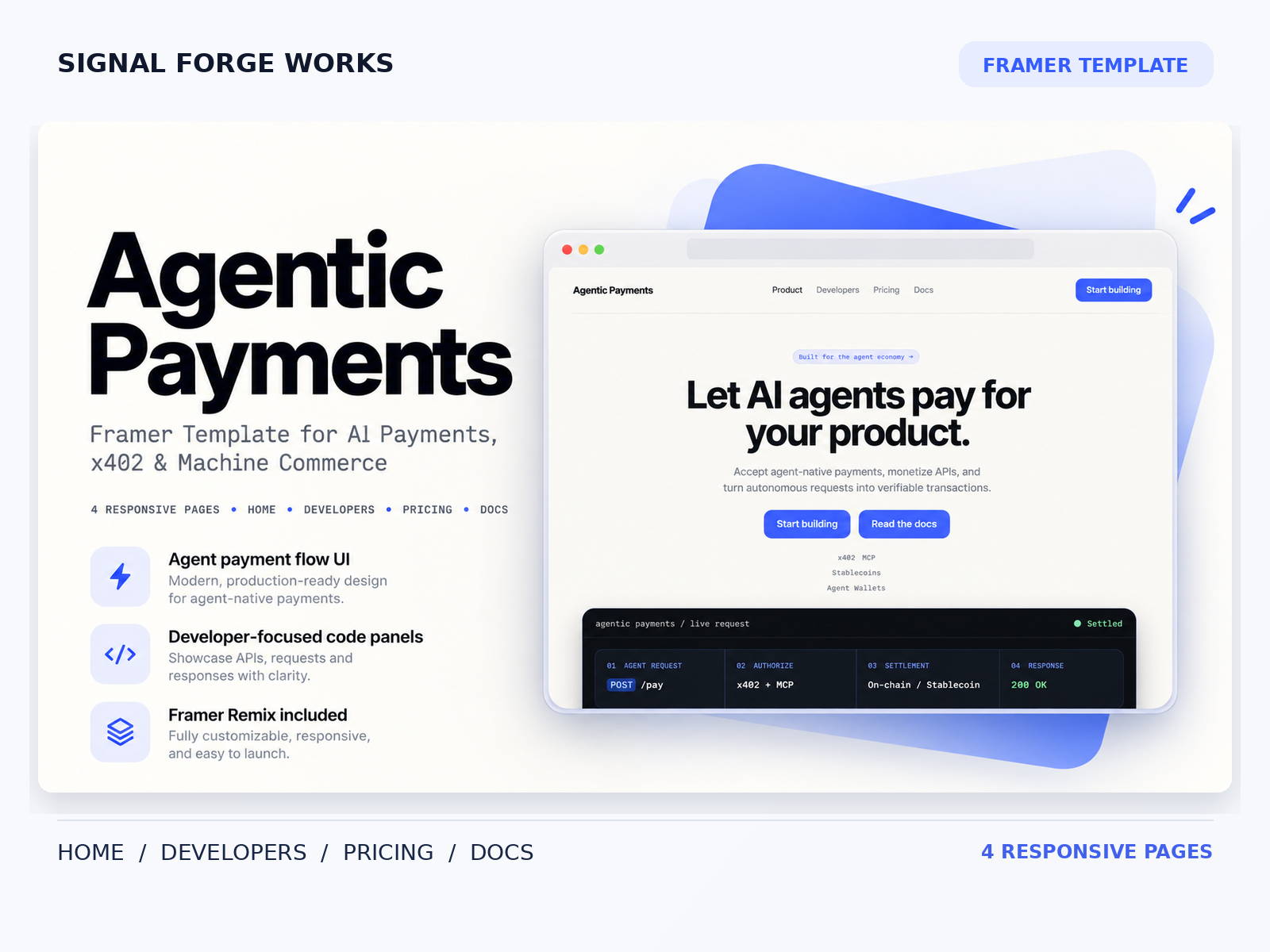 Screenshot 1 of Agentic Payments