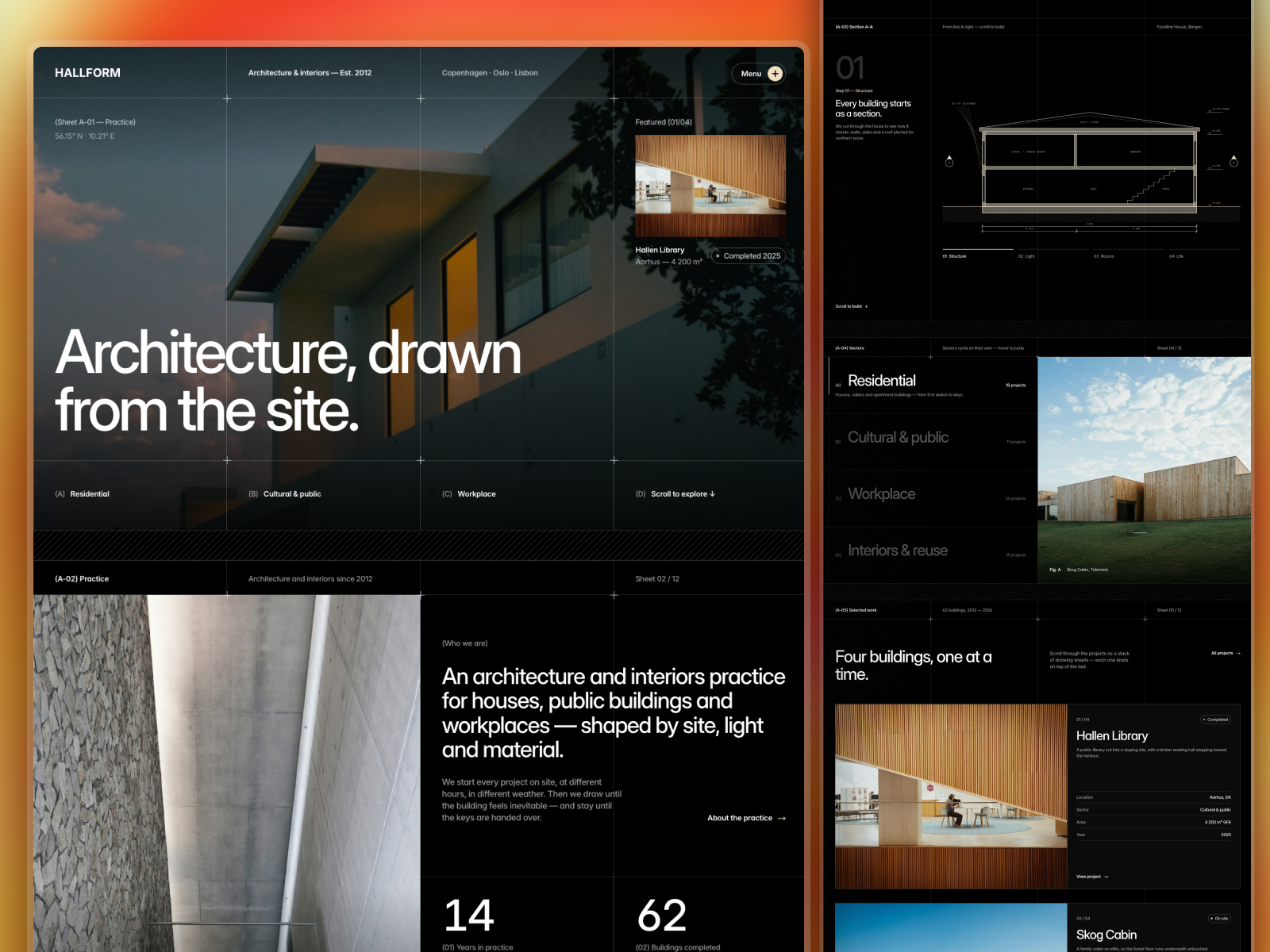 Hallform Architects by FrameLab