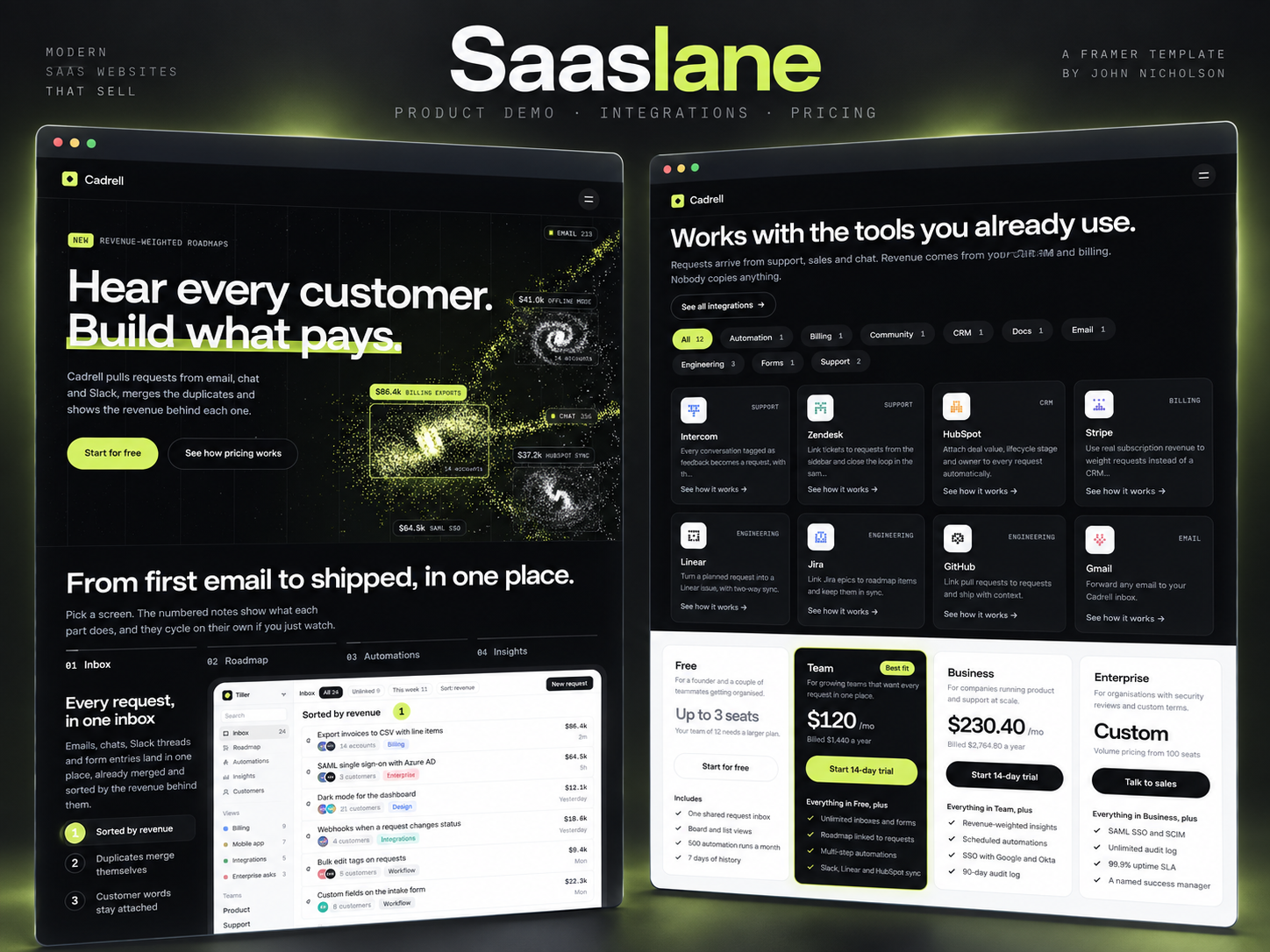 Saaslane design