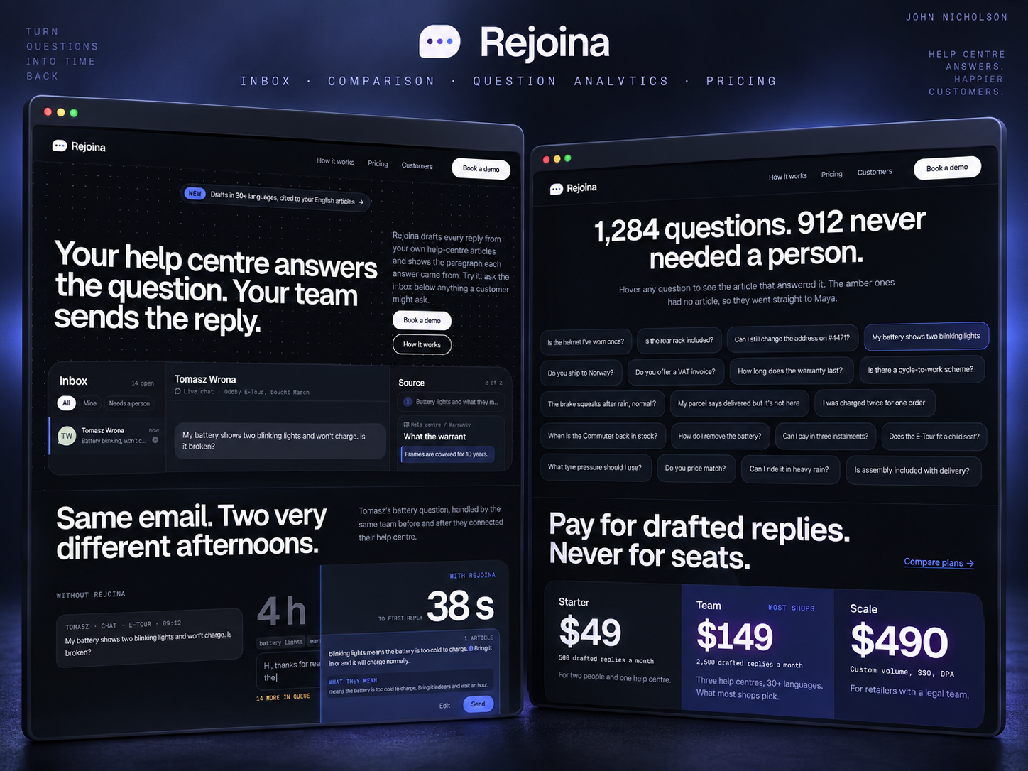 Rejoina design