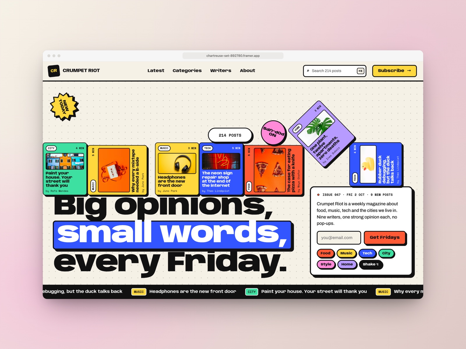 Screenshot 2 of Blockzine