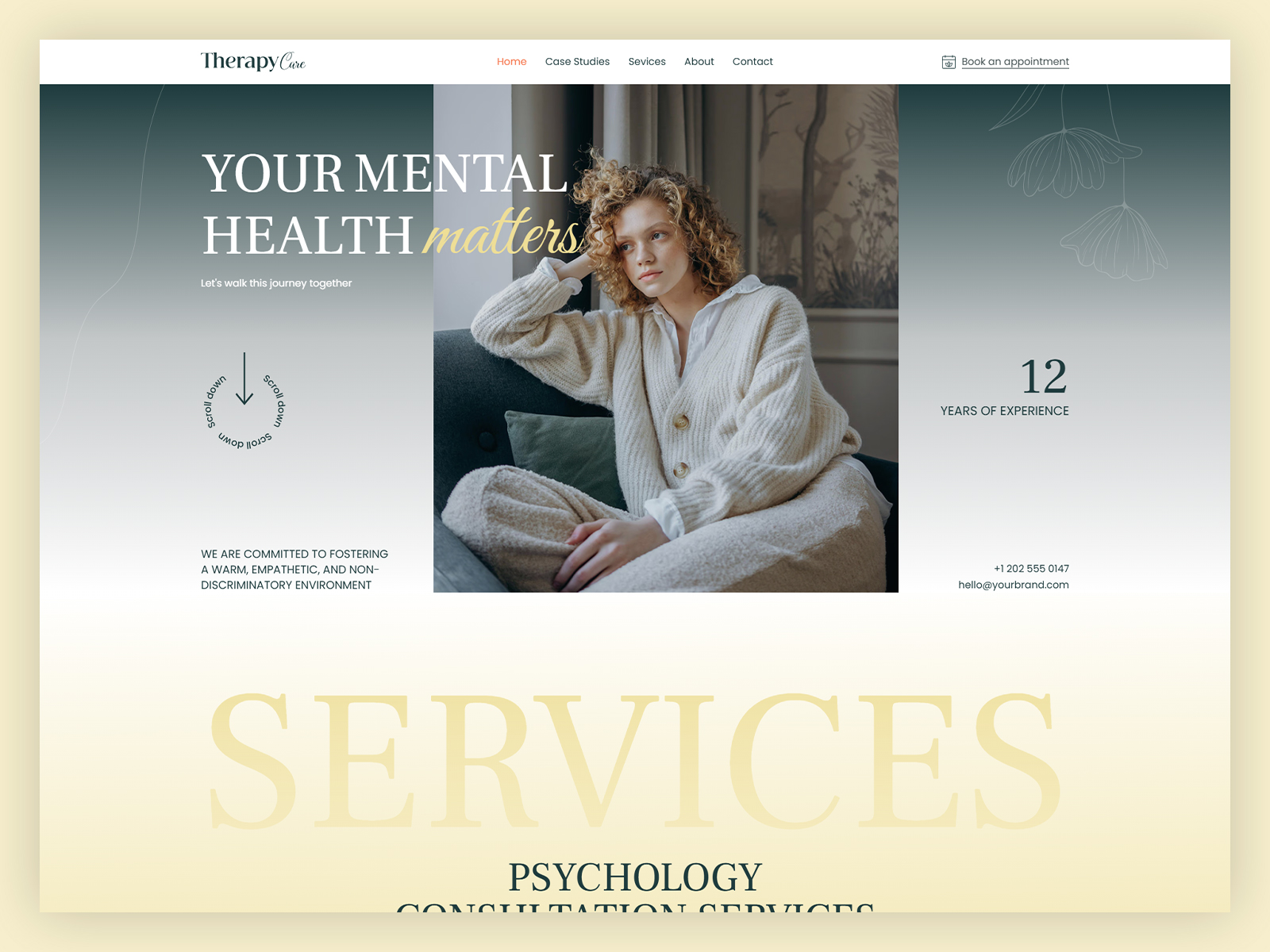 TherapyCare by Salim from Webestica