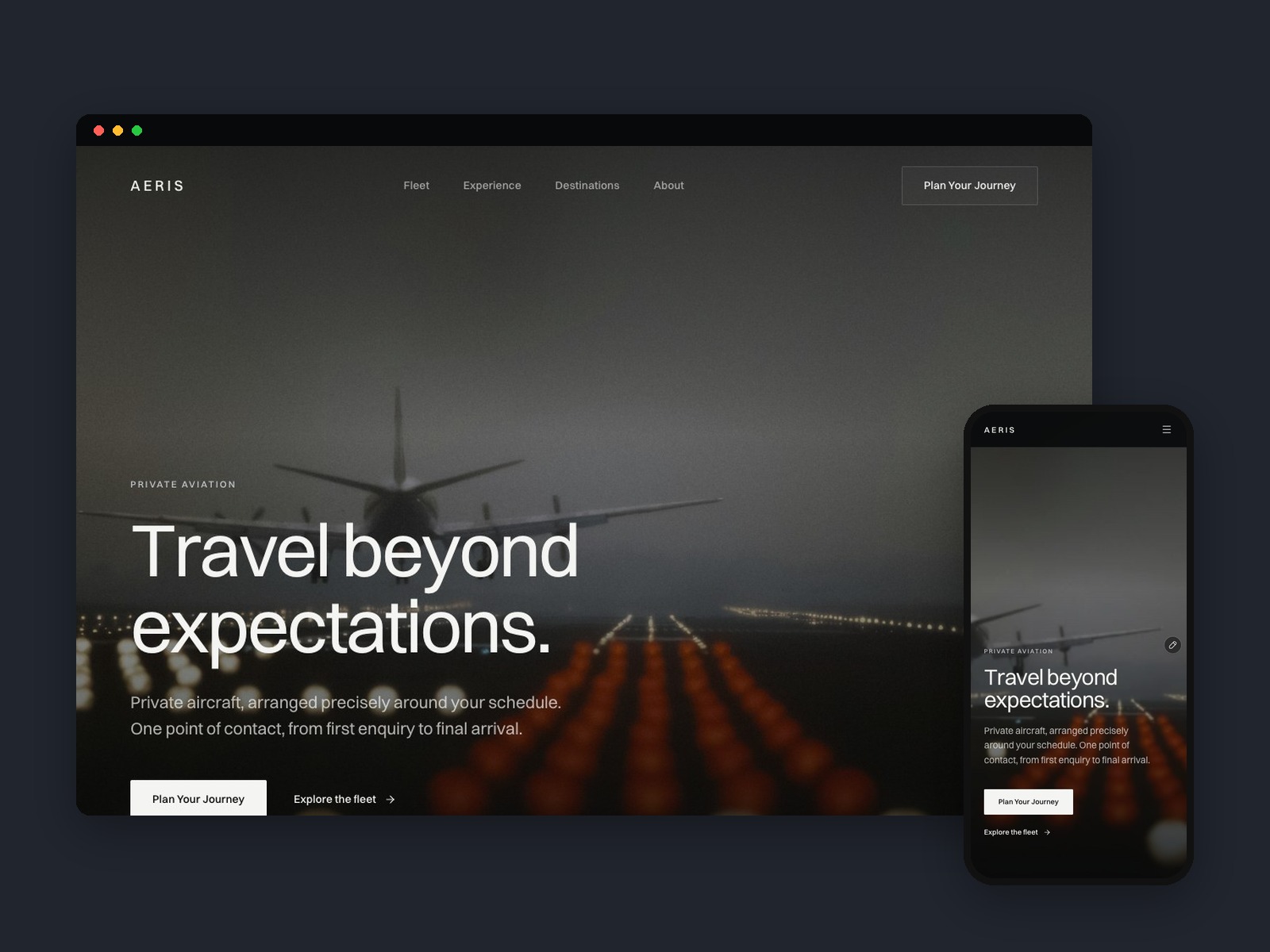 Private Jet Charter by proto.ix