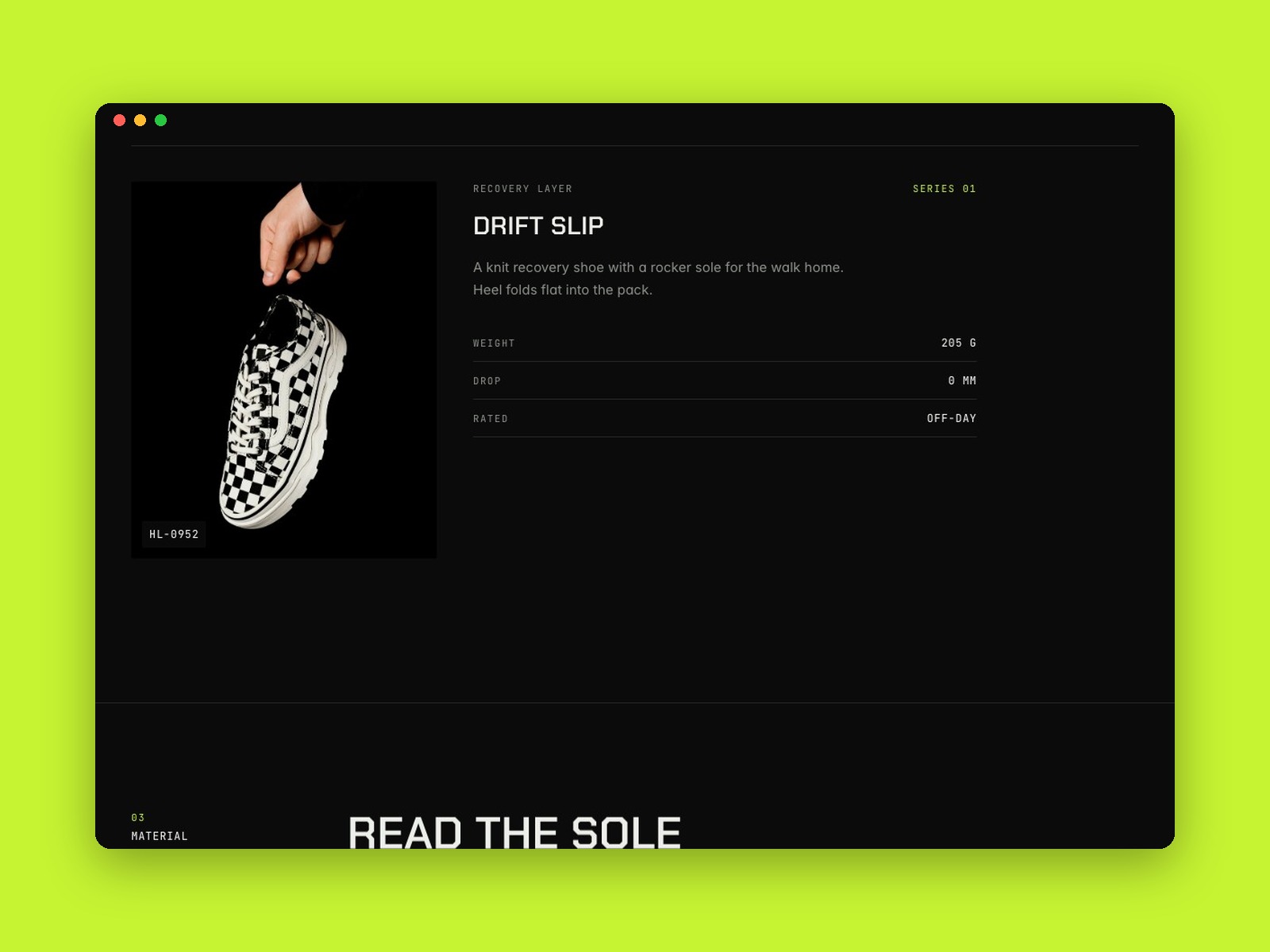 Screenshot 3 of Running Shoe Page