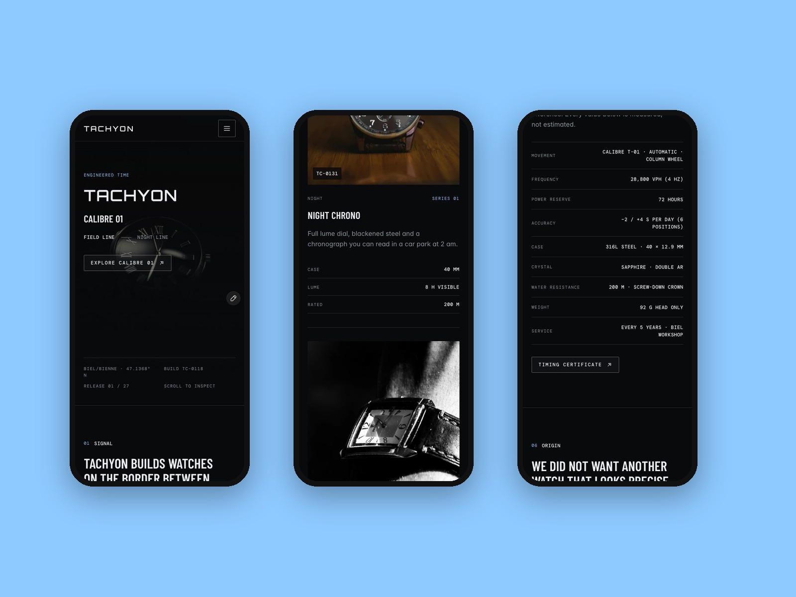 Screenshot 5 of Watch Brand Site