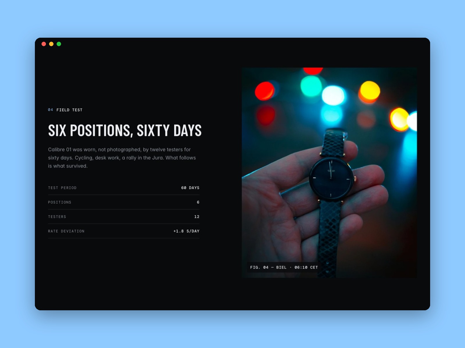 Screenshot 4 of Watch Brand Site