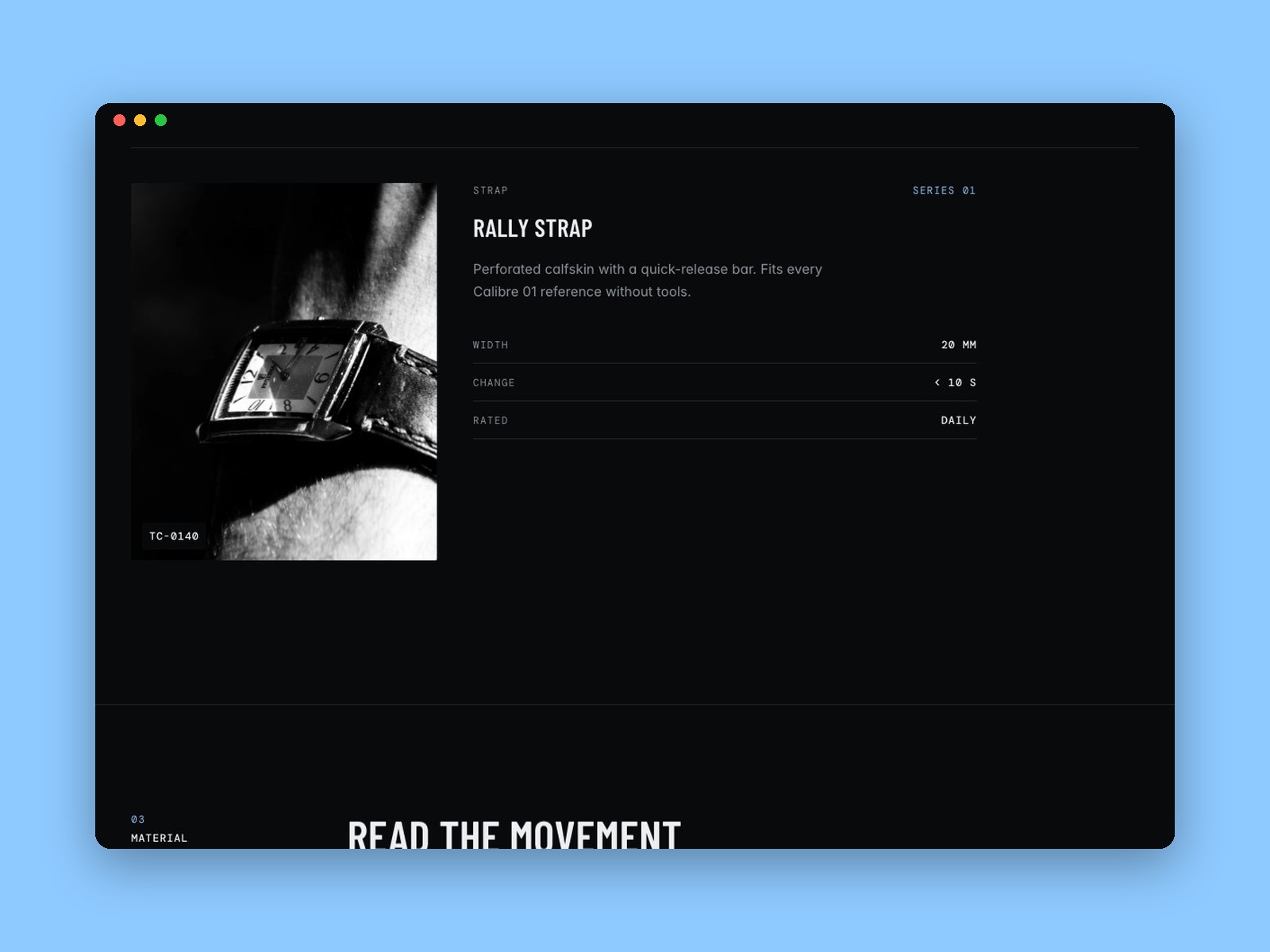 Screenshot 3 of Watch Brand Site