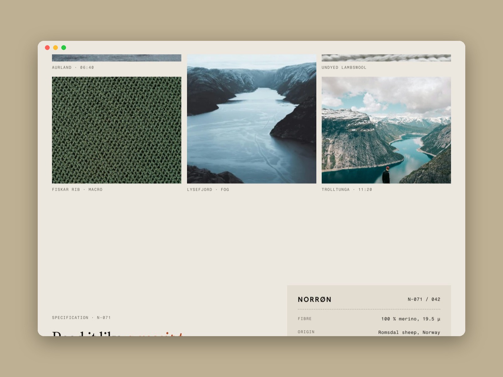 Screenshot 4 of Knitwear Store Site