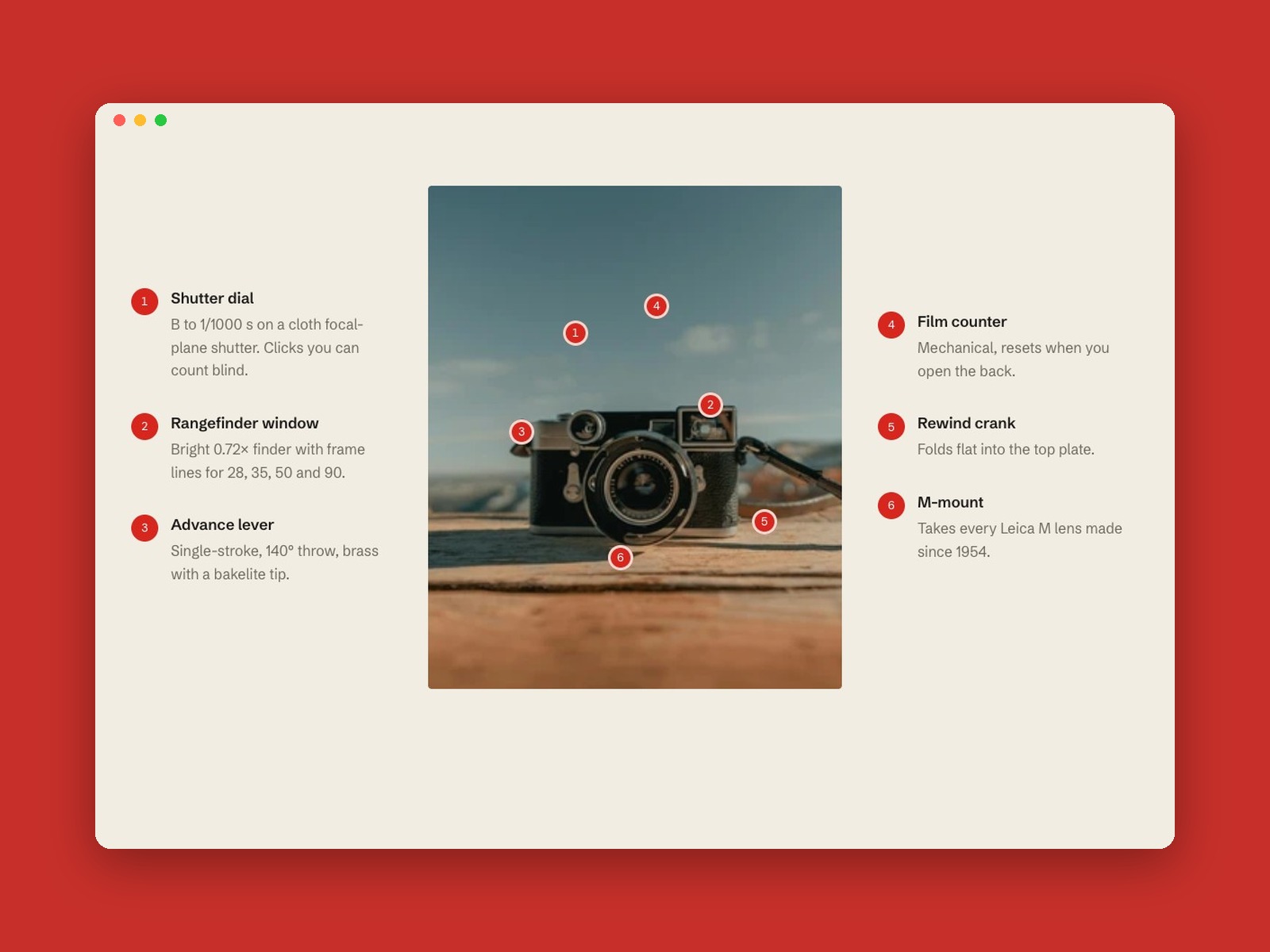 Screenshot 2 of Camera Brand Site